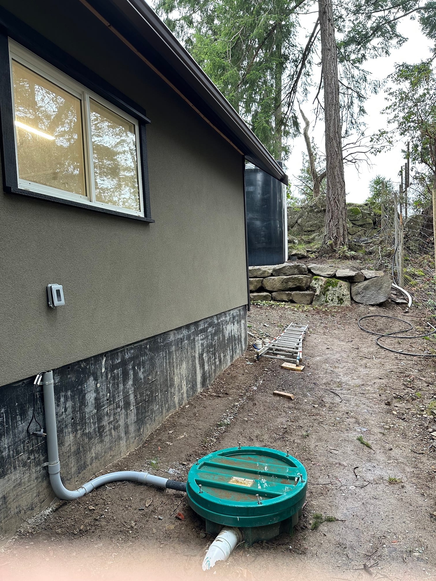 Addition — completed siding detail