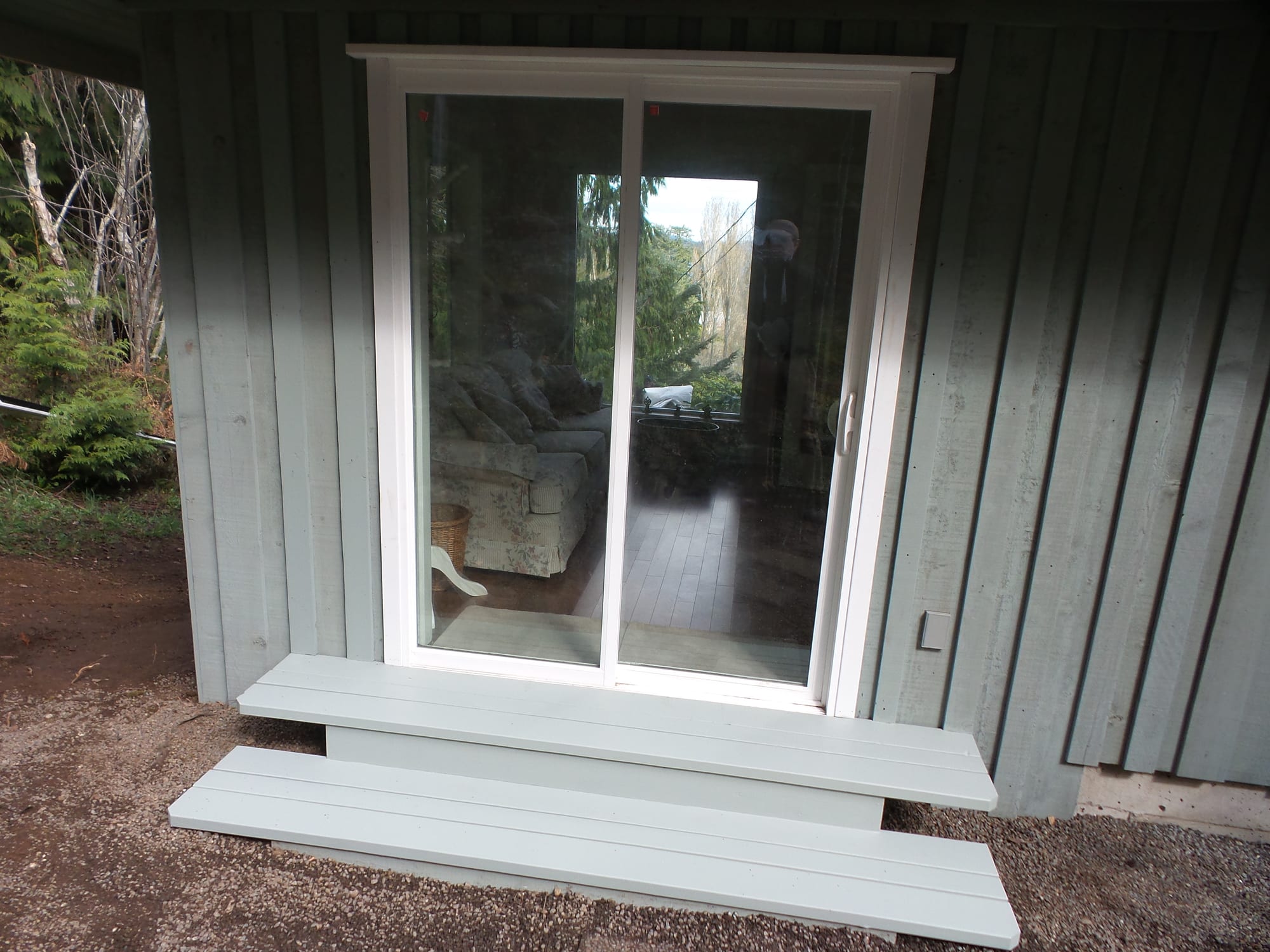 Sunroom addition — framing detail