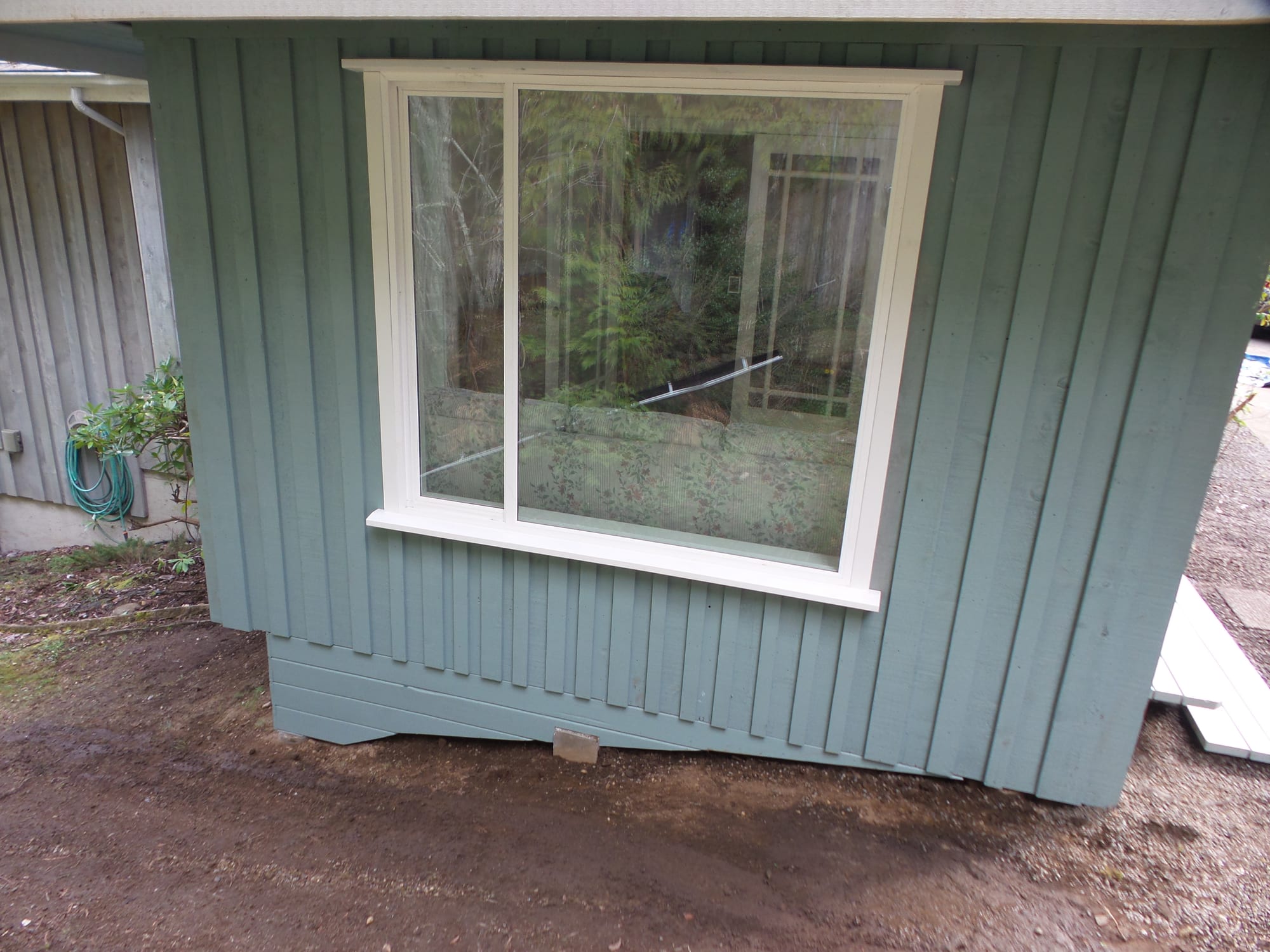 Sunroom addition — construction in progress
