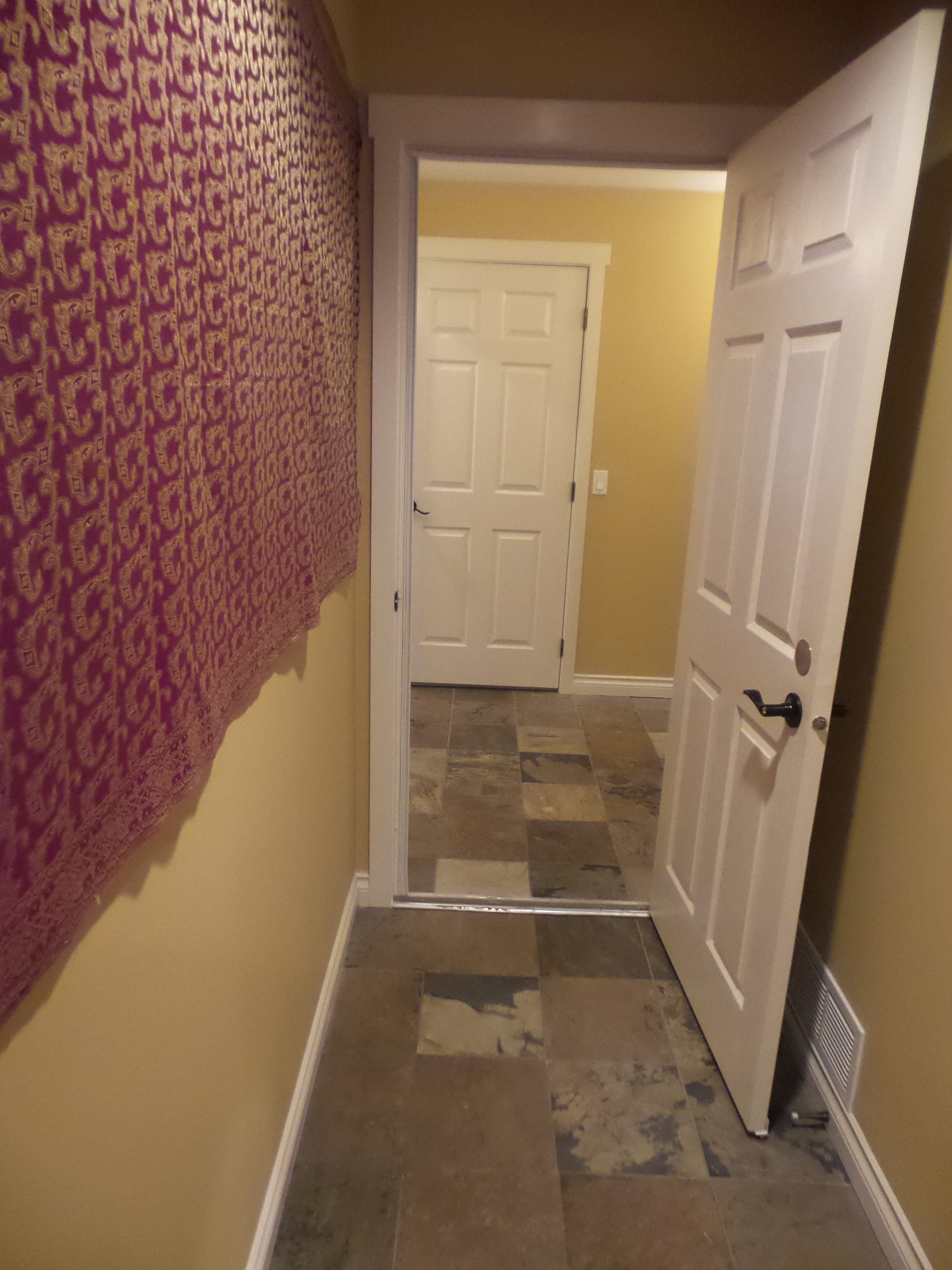 Treatment room corridor