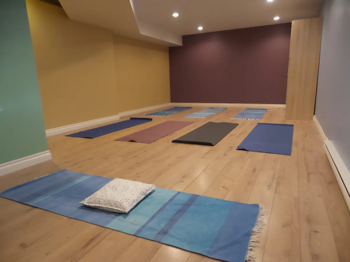 Yoga studio renovation — completed interior