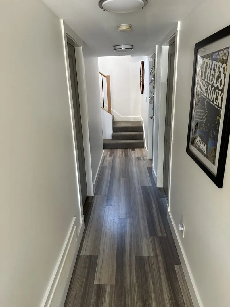 Interior remodelling — completed renovation