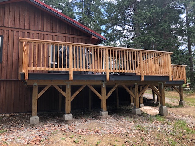 Custom deck framing