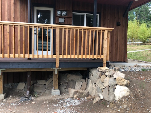 Deck construction progress