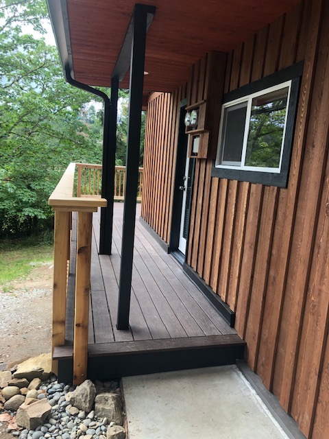 Deck construction progress