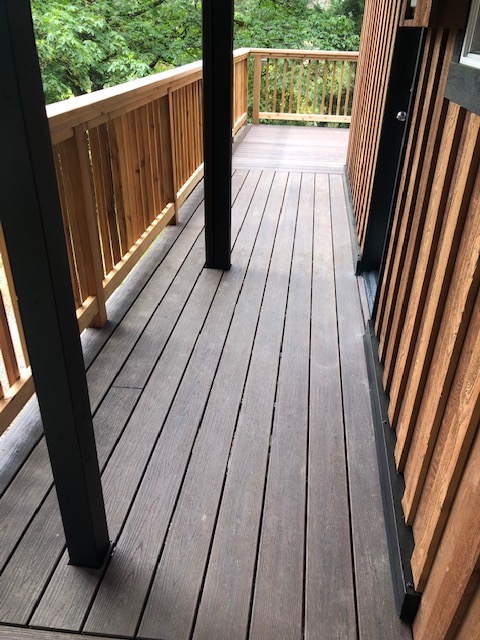 Deck construction progress