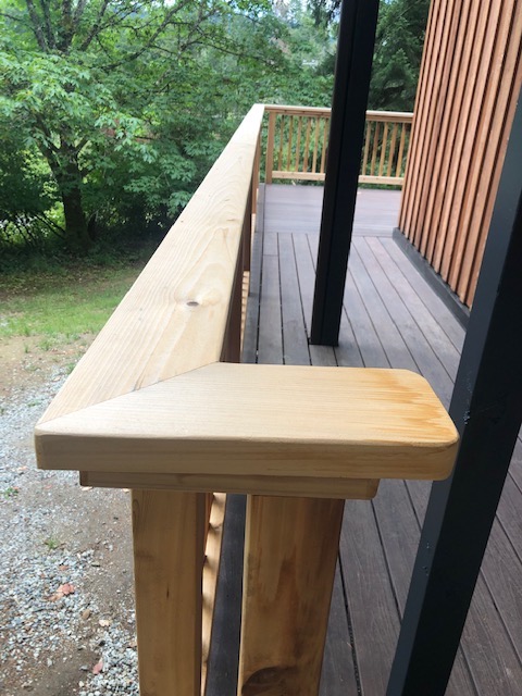 Deck construction progress