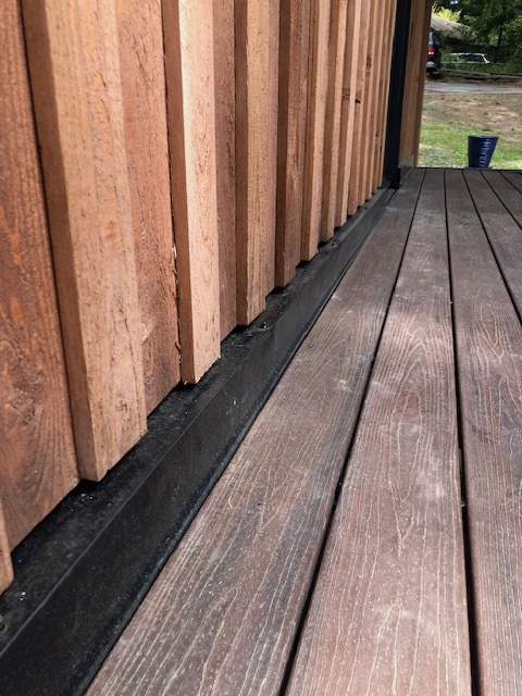 Deck railing detail