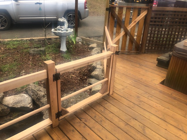 Elevated deck — framing