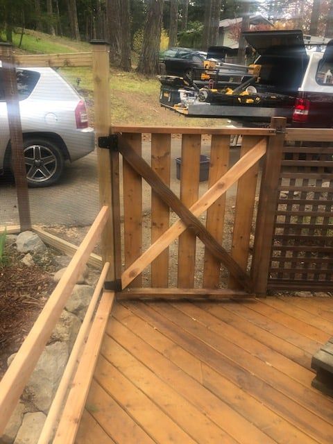 Elevated deck — construction