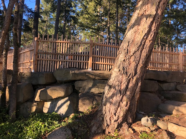 Coastal path — deck and stair junction