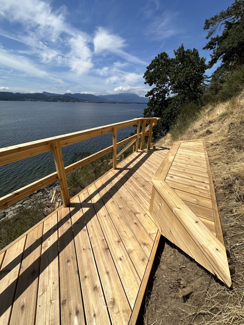 Coastal path — completed