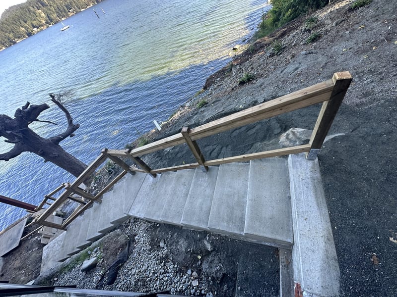 Ocean stairs — completed