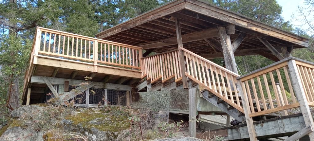 Ocean view deck — construction