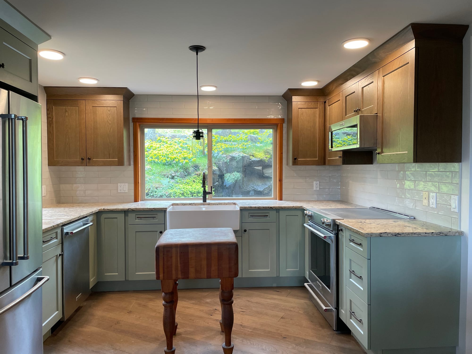 Bathroom, laundry and kitchen renovation — completed interior