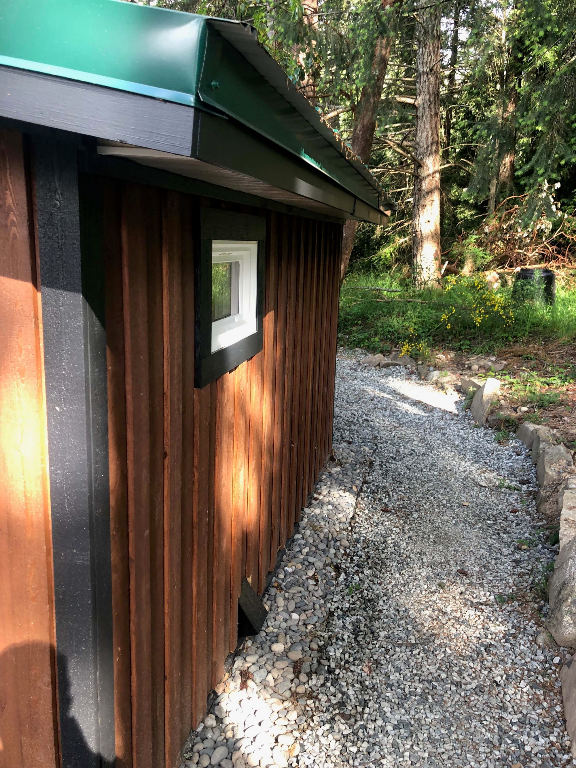Green cabin renovation