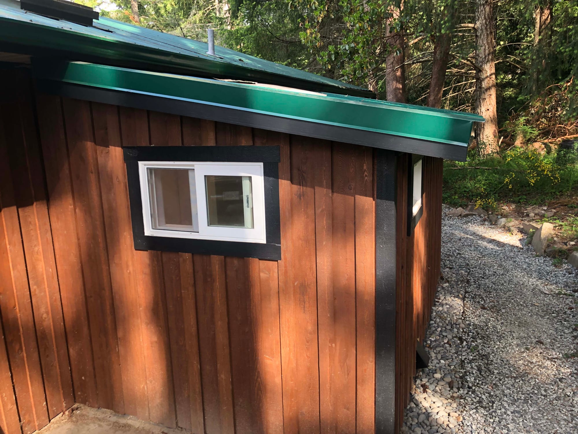 Green cabin renovation
