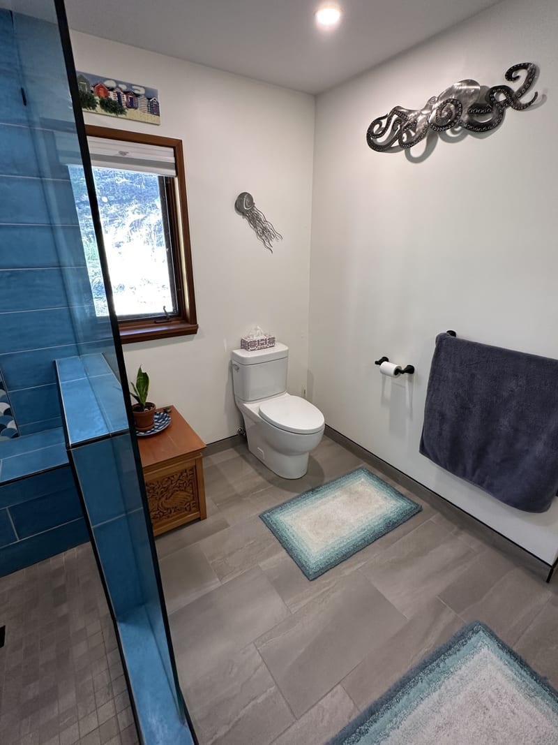 Heritage home bathroom — tile detail