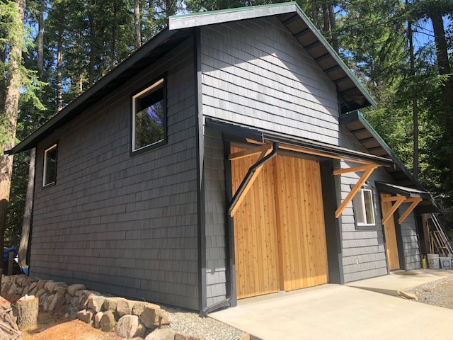 Boat shelter to enclosed workshop